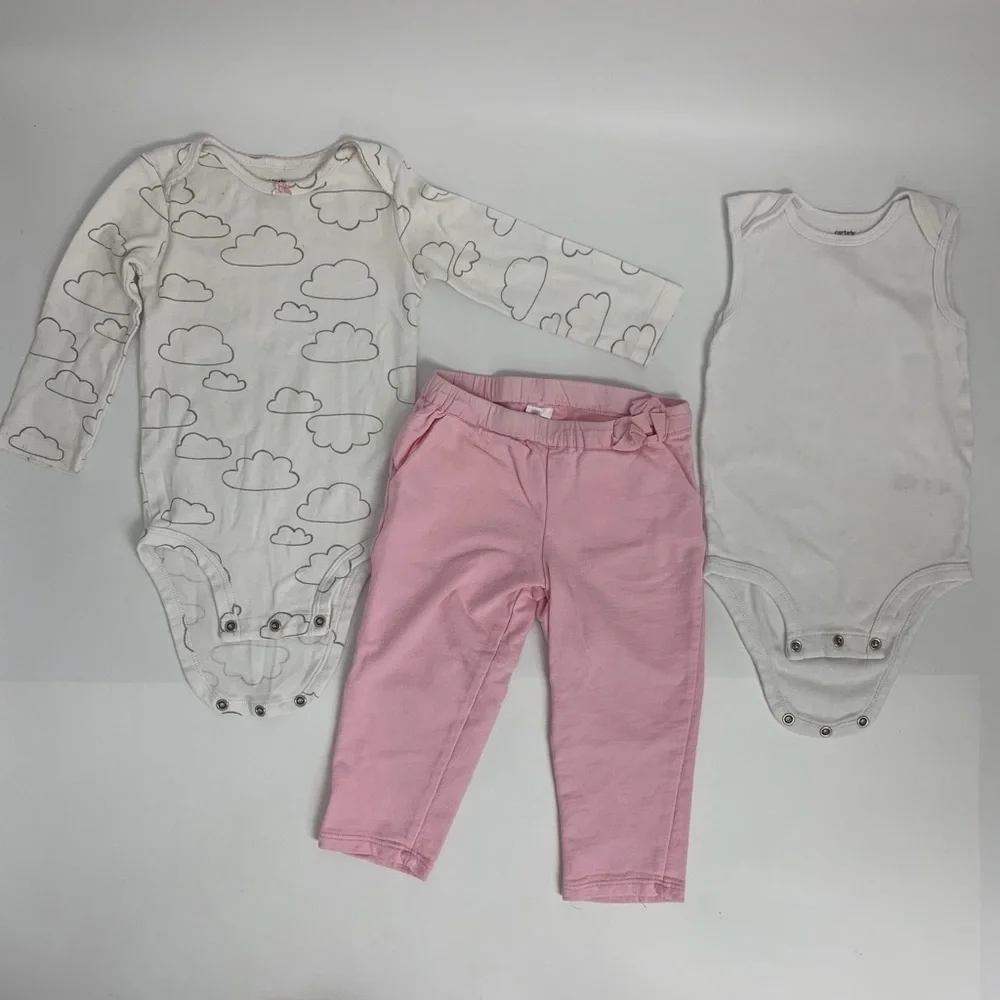 Baby girl Carter’s 3 piece bundle Sz 18M
